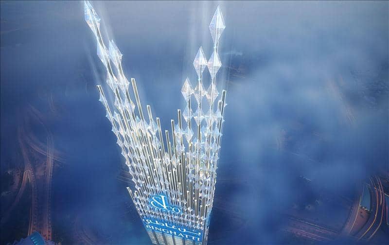 Burj Binghatti Jacob Residences — luxury high-rise residence with a swimming pool and a spa center near a yacht club in Business Bay, Dubai — photo 17