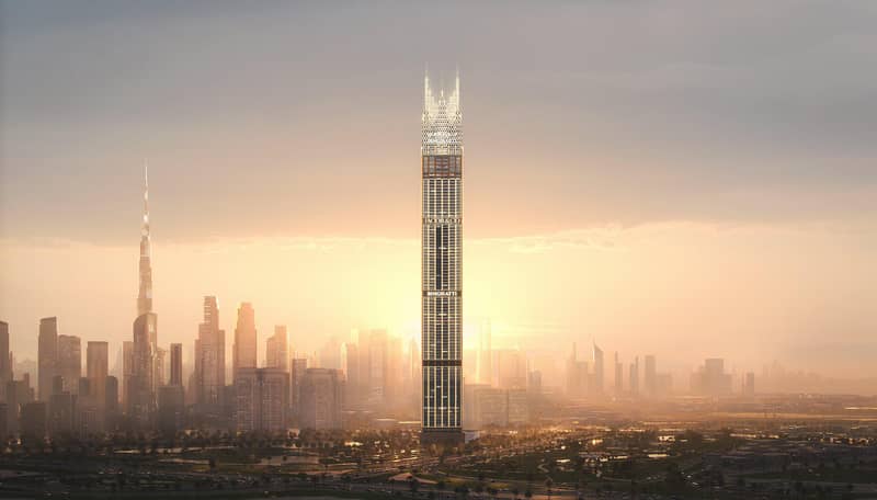 Burj Binghatti Jacob Residences — luxury high-rise residence with a swimming pool and a spa center near a yacht club in Business Bay, Dubai — photo 13