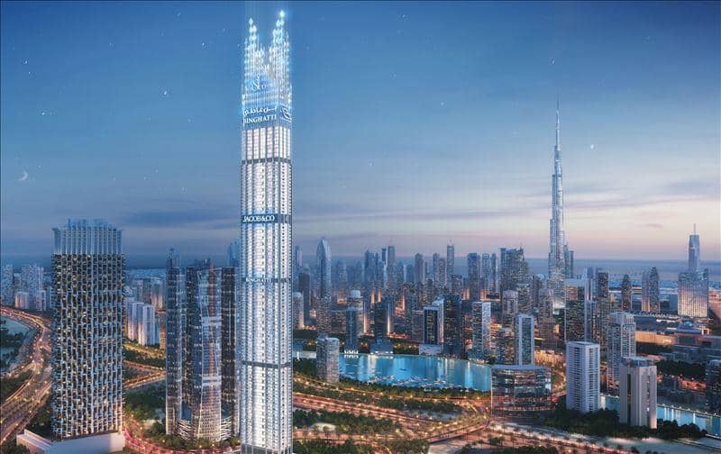 Burj Binghatti Jacob Residences — luxury high-rise residence with a swimming pool and a spa center near a yacht club in Business Bay, Dubai — photo 19