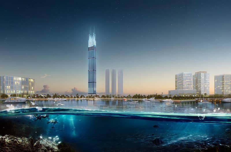 Burj Binghatti Jacob Residences — luxury high-rise residence with a swimming pool and a spa center near a yacht club in Business Bay, Dubai — photo 21