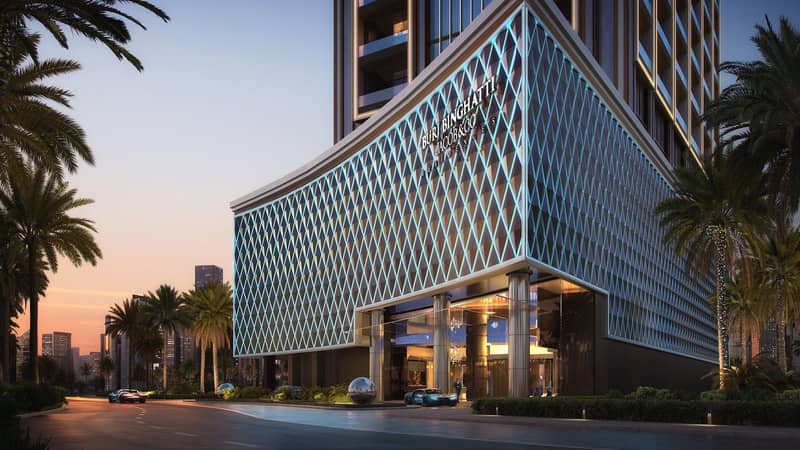 Burj Binghatti Jacob Residences — luxury high-rise residence with a swimming pool and a spa center near a yacht club in Business Bay, Dubai — photo 5