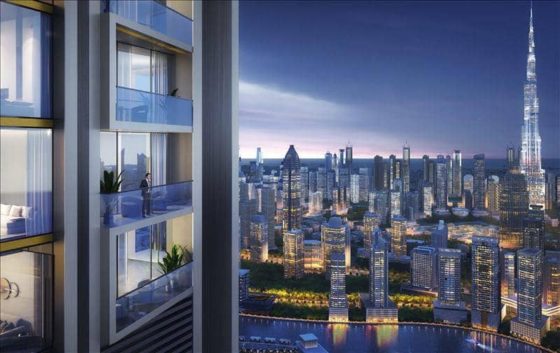 Burj Binghatti Jacob Residences — luxury high-rise residence with a swimming pool and a spa center near a yacht club in Business Bay, Dubai — photo 7
