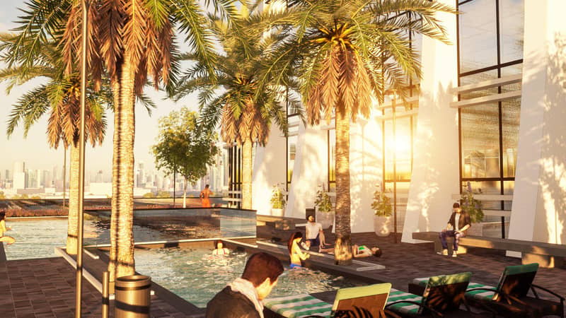 Cloud Tower — new residence by Tiger Group with swimming pools and a panoramic view in JVT, Dubai — photo 5
