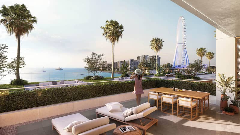 Четырёхкомнатная новая квартира в прибрежном комплексе премиум класса BlueWaters Bay с уникальным расположением, район JBR, Дубай, ОАЭ — фото 3