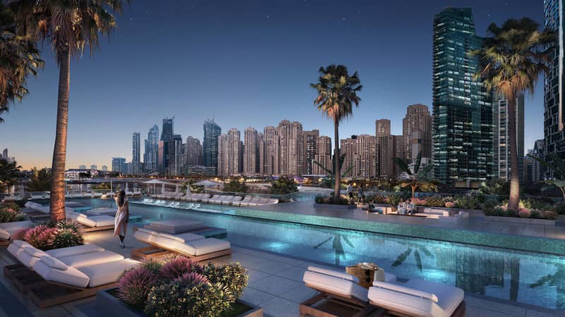 Четырёхкомнатная новая квартира в прибрежном комплексе премиум класса BlueWaters Bay с уникальным расположением, район JBR, Дубай, ОАЭ — фото 12