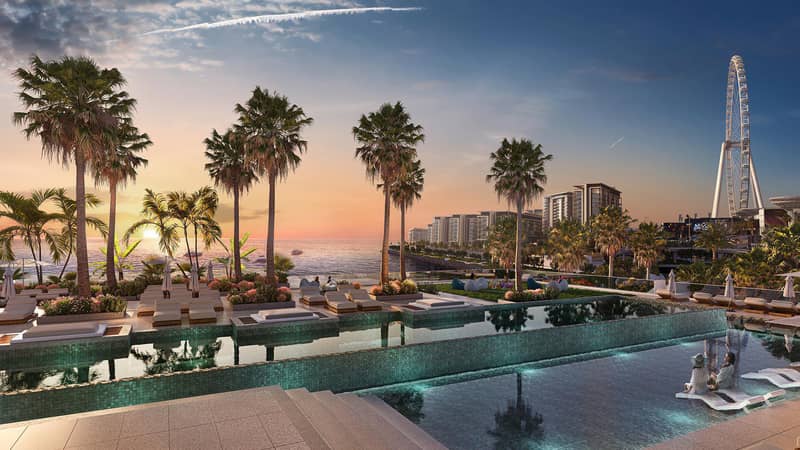 Четырёхкомнатная новая квартира в прибрежном комплексе премиум класса BlueWaters Bay с уникальным расположением, район JBR, Дубай, ОАЭ — фото 11