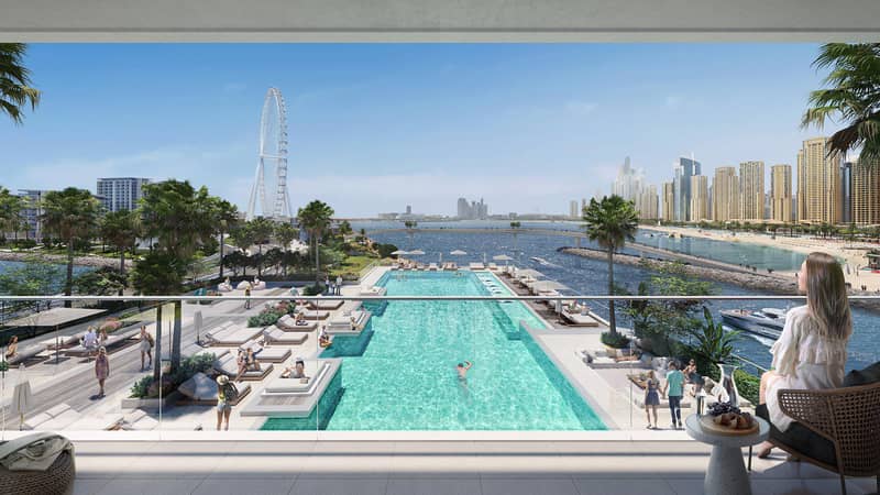 Четырёхкомнатная новая квартира в прибрежном комплексе премиум класса BlueWaters Bay с уникальным расположением, район JBR, Дубай, ОАЭ — фото 2
