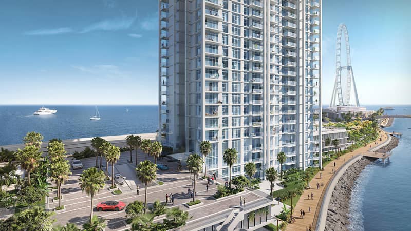 Четырёхкомнатная новая квартира в прибрежном комплексе премиум класса BlueWaters Bay с уникальным расположением, район JBR, Дубай, ОАЭ — фото 7