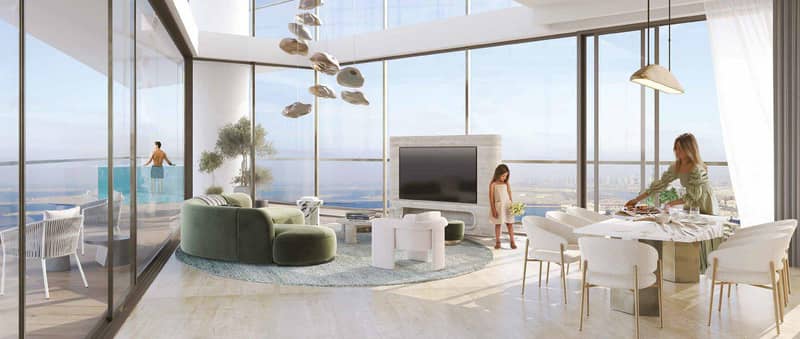 Новая высотная резиденция Mar Casa с пляжем, бассейнами и спа-центром, Maritime City, Дубай, ОАЭ — фото 3