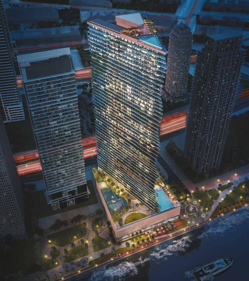 Новая высотная резиденция Mar Casa с пляжем, бассейнами и спа-центром, Maritime City, Дубай, ОАЭ — фото 16