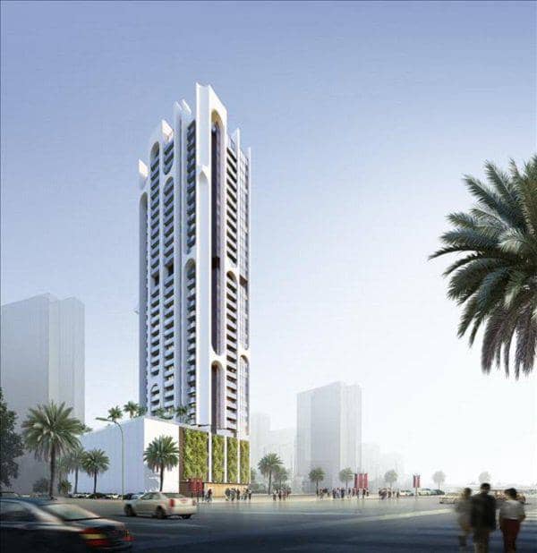 Modern Elbrus Residence with a swimming pool close to Jumeirah Beach, JVT, Dubai, UAE — photo 2