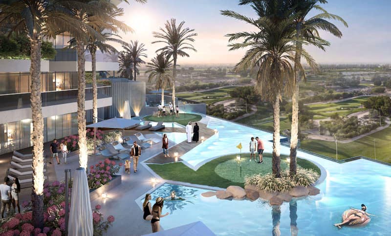 Golf Greens — new apartments in premium residential complex by DAMAC with the richest infrastructure in DAMAC Hills, Dubai — photo 6