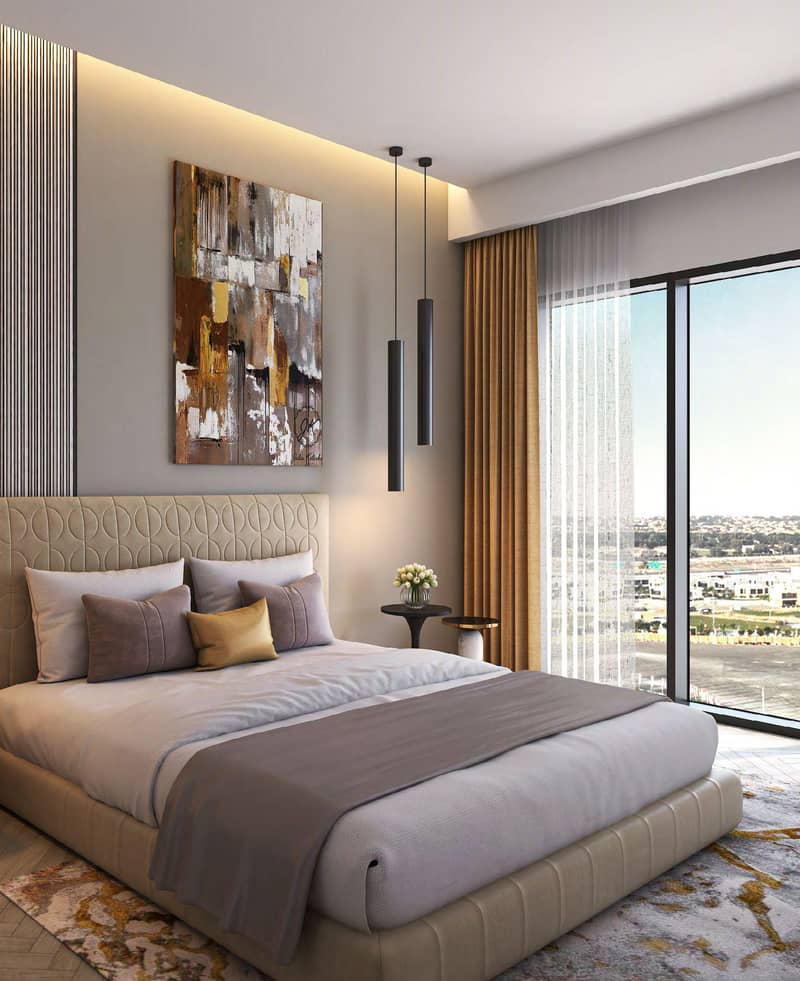 Golf Greens — new apartments in premium residential complex by DAMAC with the richest infrastructure in DAMAC Hills, Dubai — photo 14