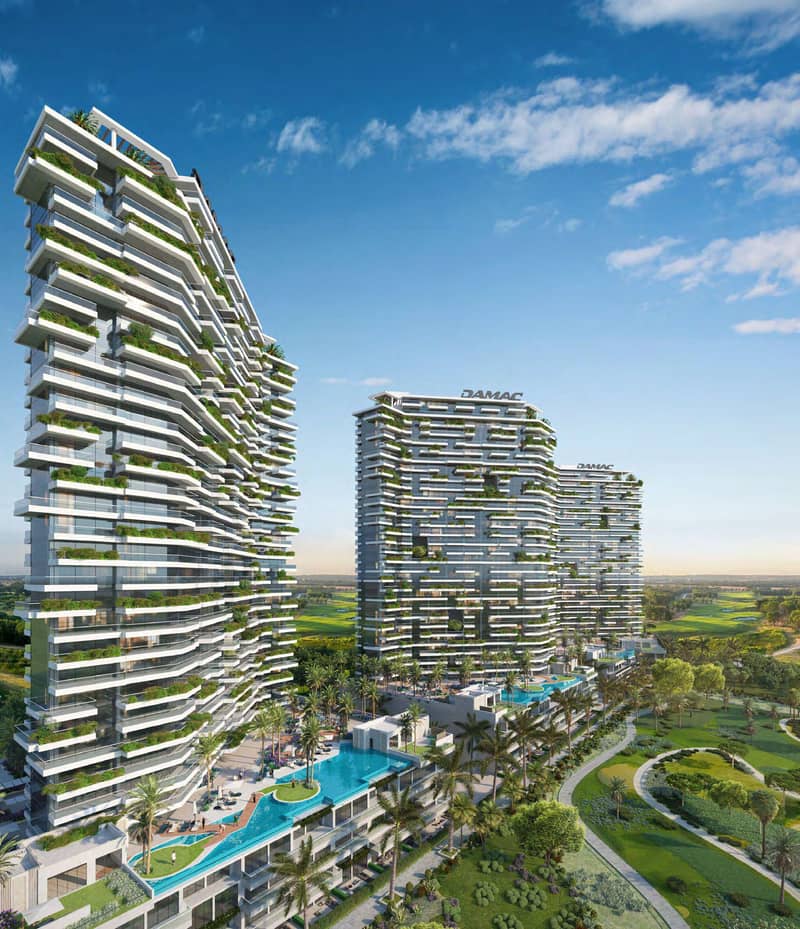 Golf Greens — new apartments in premium residential complex by DAMAC with the richest infrastructure in DAMAC Hills, Dubai — photo 3