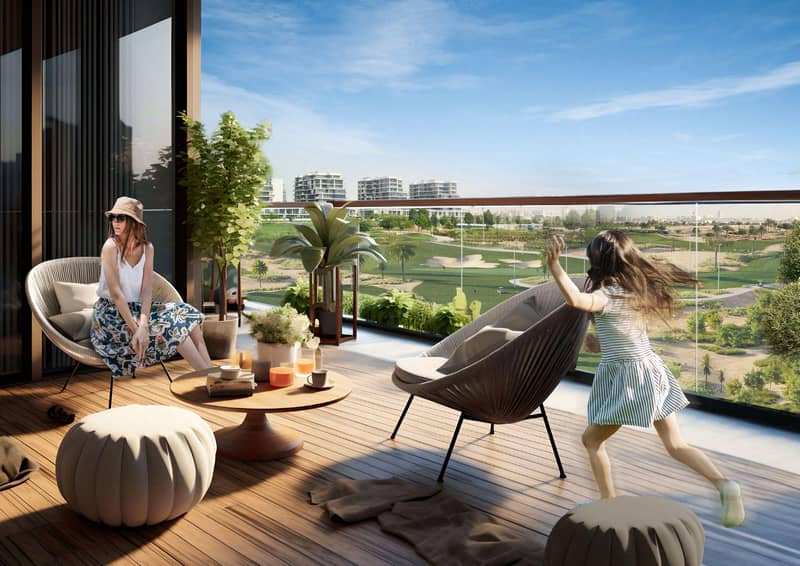 Golf Greens — new apartments in premium residential complex by DAMAC with the richest infrastructure in DAMAC Hills, Dubai — photo 11