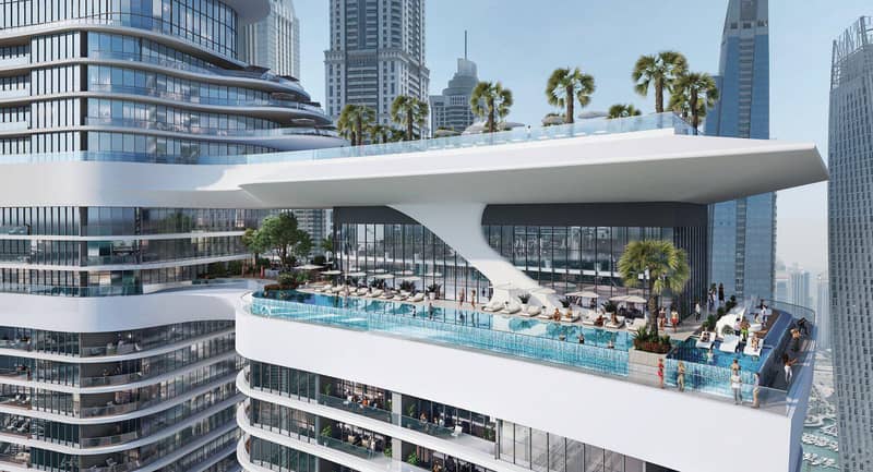 New high-rise residence Seahaven Tower B with a swimming pool and a health center, Dubai Marina, Dubai, UAE — photo 8