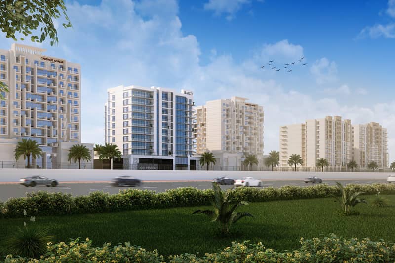 New residence Central with swimming pools and a lounge area near a highway and a metro station, Jebel Ali Village, Dubai, UAE — photo 2