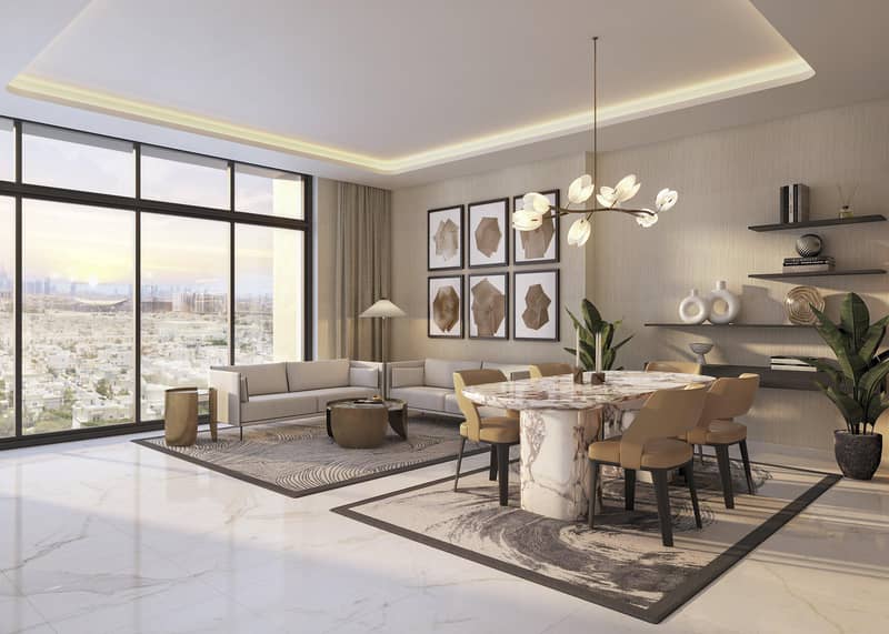 New residence Central with swimming pools and a lounge area near a highway and a metro station, Jebel Ali Village, Dubai, UAE — photo 8