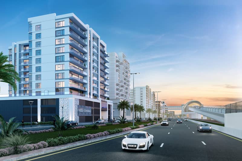 New residence Central with swimming pools and a lounge area near a highway and a metro station, Jebel Ali Village, Dubai, UAE — photo 3