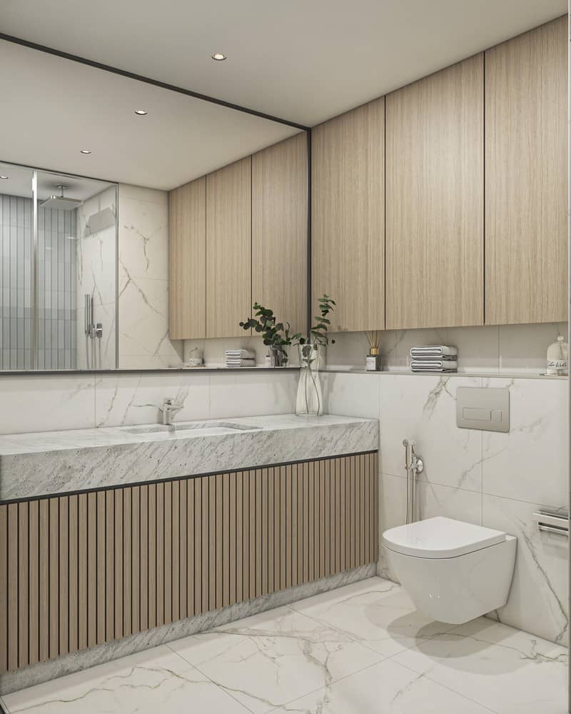 New residence Central with swimming pools and a lounge area near a highway and a metro station, Jebel Ali Village, Dubai, UAE — photo 11