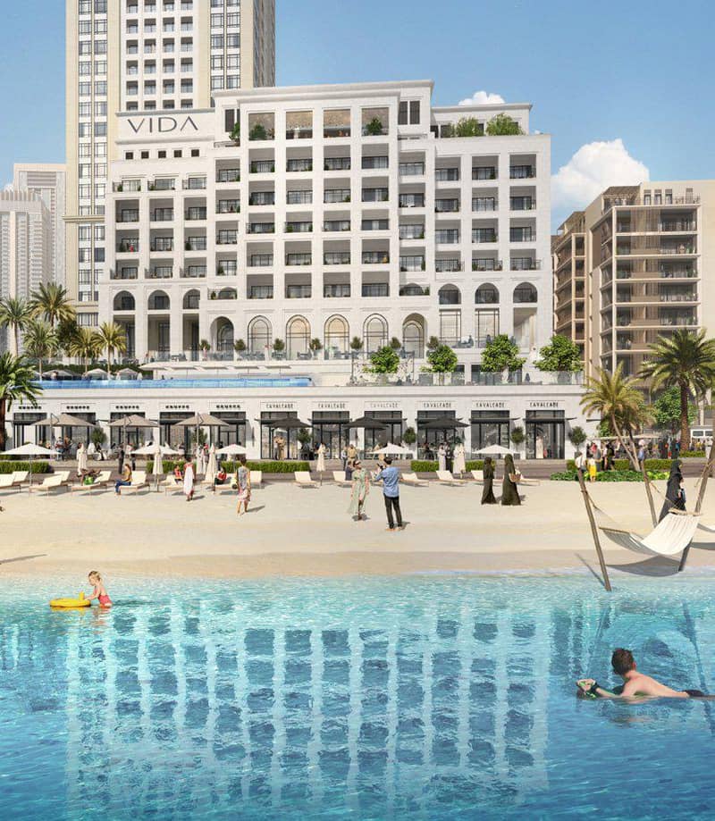 Высотная резиденция на пляже Vida Creek Beach с отелем и собственным пляжем, Dubai Creek Harbour, Дубай, ОАЭ — фото 4