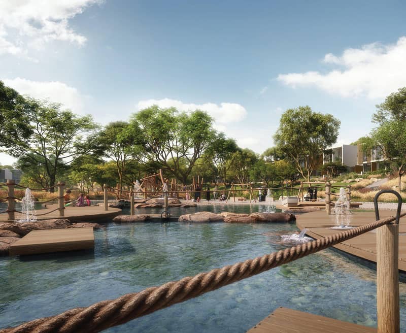 New complex of townhouses Shamsa with swimming pools and a nature reserve, Expo City, Dubai, UAE — photo 5
