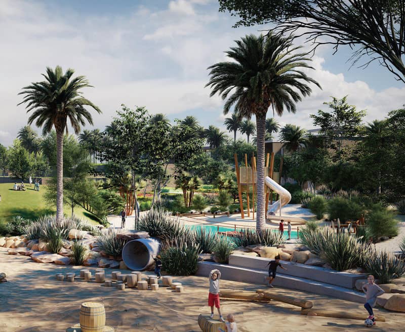 New complex of townhouses Shamsa with swimming pools and a nature reserve, Expo City, Dubai, UAE — photo 6