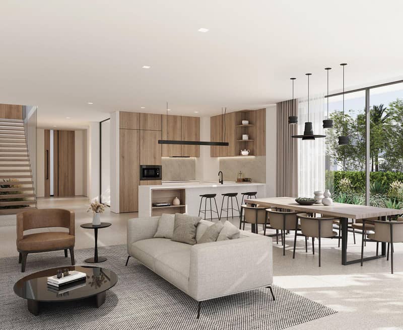 New complex of townhouses Shamsa with swimming pools and a nature reserve, Expo City, Dubai, UAE — photo 2