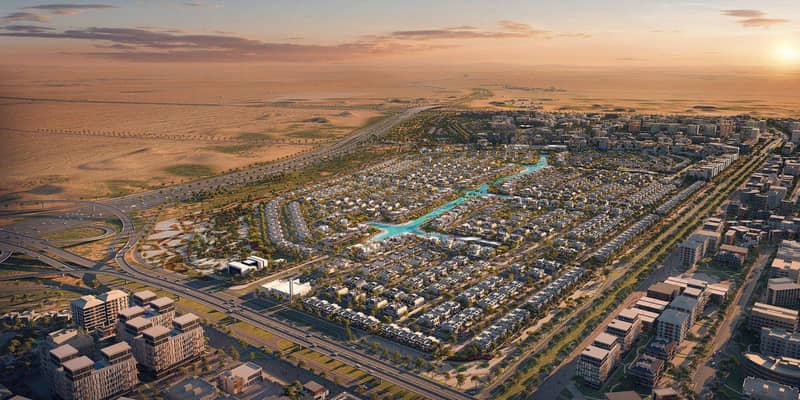 Новый комплекс вилл South Bay с лагунами, пляжами и торговым центром, Dubai South, ОАЭ — фото 23