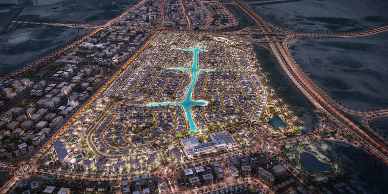 Новый комплекс вилл South Bay с лагунами, пляжами и торговым центром, Dubai South, ОАЭ — фото 24