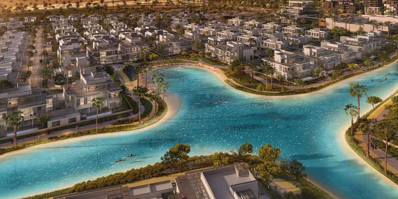 Новый комплекс вилл South Bay с лагунами, пляжами и торговым центром, Dubai South, ОАЭ — фото 2