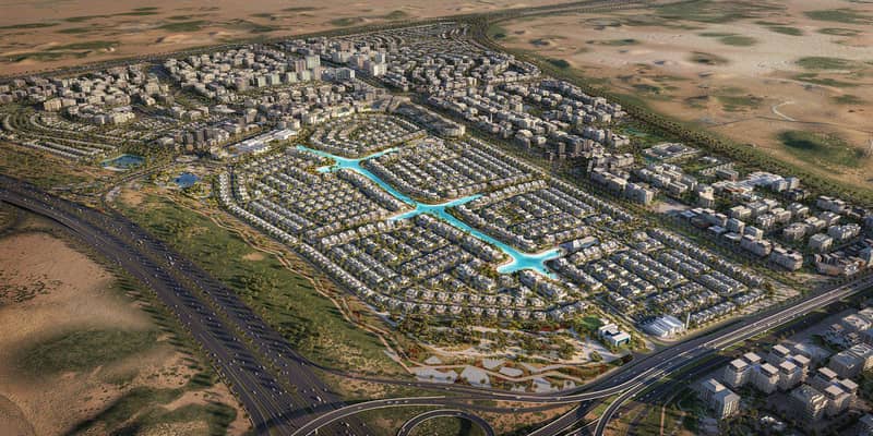 Новый комплекс вилл South Bay с лагунами, пляжами и торговым центром, Dubai South, ОАЭ — фото 22