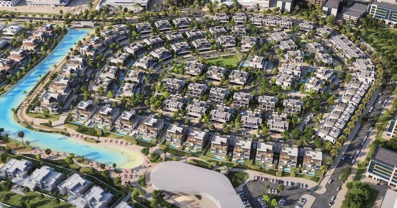 Новый комплекс вилл South Bay с лагунами, пляжами и торговым центром, Dubai South, ОАЭ — фото 20