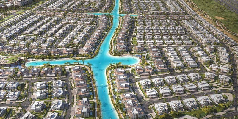 Новый комплекс вилл South Bay с лагунами, пляжами и торговым центром, Dubai South, ОАЭ — фото 21