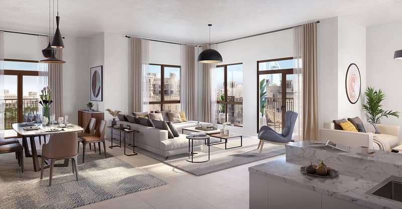 New premium residence Al Jazi with a swimming pool and roof-top terraces, Umm Suqeim, Dubai, UAE — photo 4