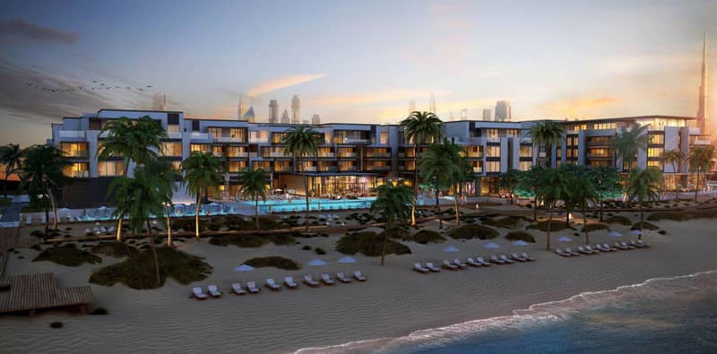 Современная резиденция на берегу моря Nikki Beach с собственным пляжем и отелем, Pearl Jumeirah, Дубай, ОАЭ — фото 13