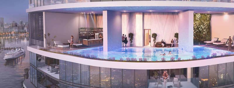 Harbour Lights — luxury high-rise waterfront residence by DAMAC with a private beach and a swimming pool in Dubai Maritime City — photo 9