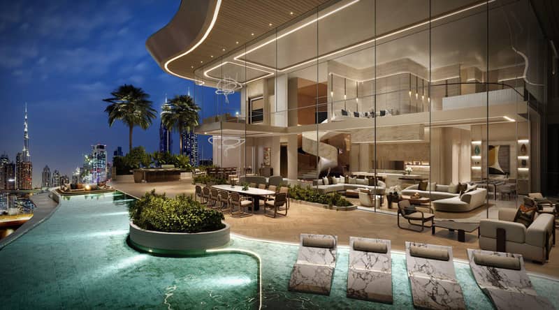 New luxury residence Casa Canal with a swimming pool, a spa center and around-the-clock security, Safa Park, Dubai, UAE — photo 9