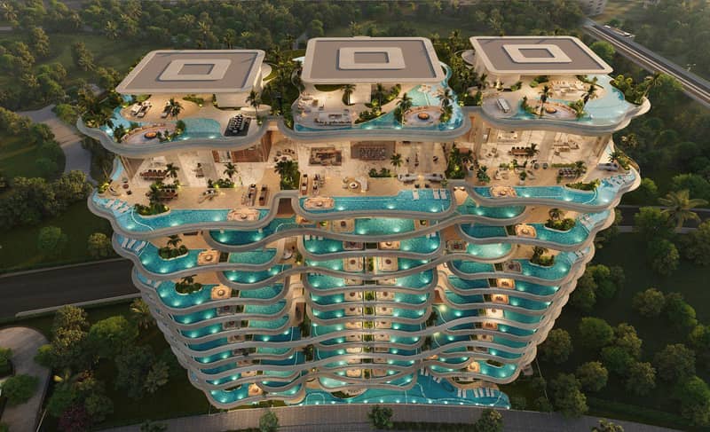 New luxury residence Casa Canal with a swimming pool, a spa center and around-the-clock security, Safa Park, Dubai, UAE — photo 5