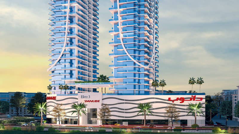 New residence Elitz 3 with swimming pools, a business center and a mini golf course, JVC, Dubai, UAE — photo 11