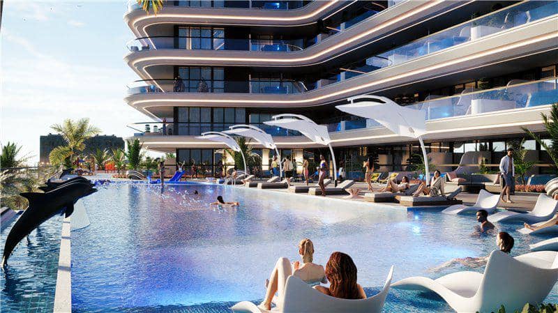 Новая резиденция Samana Portofino с бассейнами и зоной отдыха, Dubai Production City, Дубай, ОАЭ — фото 12