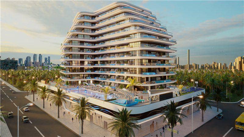 Новая резиденция Samana Portofino с бассейнами и зоной отдыха, Dubai Production City, Дубай, ОАЭ — фото 30