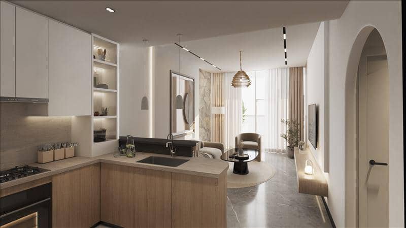 Новая резиденция Samana Portofino с бассейнами и зоной отдыха, Dubai Production City, Дубай, ОАЭ — фото 4