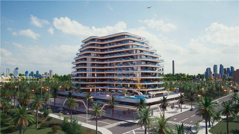 Новая резиденция Samana Portofino с бассейнами и зоной отдыха, Dubai Production City, Дубай, ОАЭ — фото 32