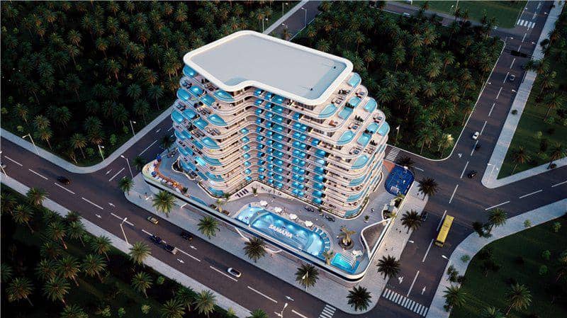 Новая резиденция Samana Portofino с бассейнами и зоной отдыха, Dubai Production City, Дубай, ОАЭ — фото 36