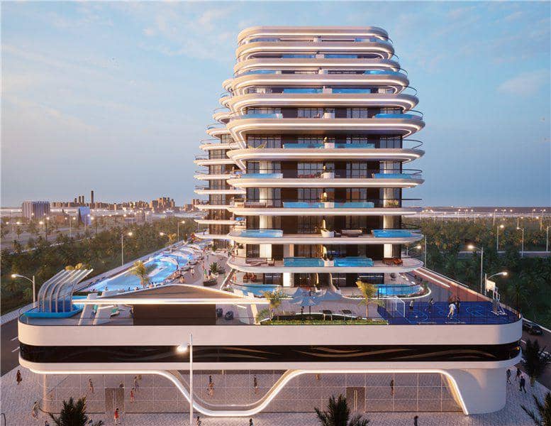 Новая резиденция Samana Portofino с бассейнами и зоной отдыха, Dubai Production City, Дубай, ОАЭ — фото 24