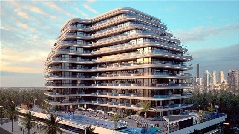 Новая резиденция Samana Portofino с бассейнами и зоной отдыха, Dubai Production City, Дубай, ОАЭ — фото 27