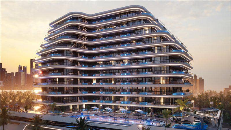 Новая резиденция Samana Portofino с бассейнами и зоной отдыха, Dubai Production City, Дубай, ОАЭ — фото 28