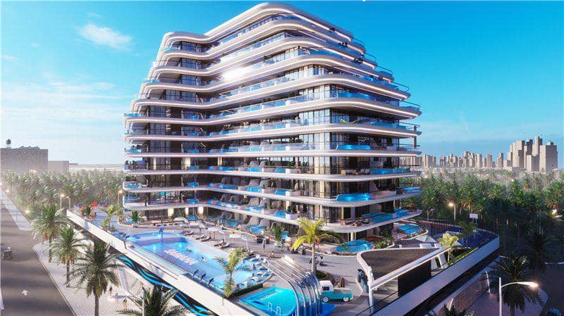 Новая резиденция Samana Portofino с бассейнами и зоной отдыха, Dubai Production City, Дубай, ОАЭ — фото 25