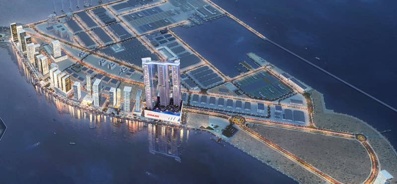 New high-rise residence Oceanz with a swimming pool, a spa center and a business center, Maritime City, Dubai, UAE — photo 17